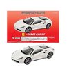 Tomica X Burago 1/43 White 488 GTB  Ferrari Signature Series