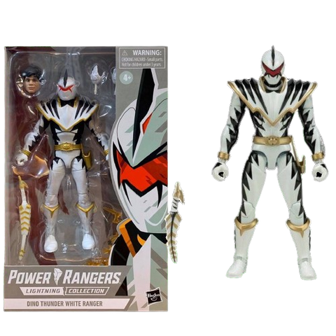 Power Rangers 6" E77835L00 Dino Thunder White Fang