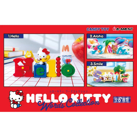 Re-Ment Hello Kitty Words Collection (Set of 6)