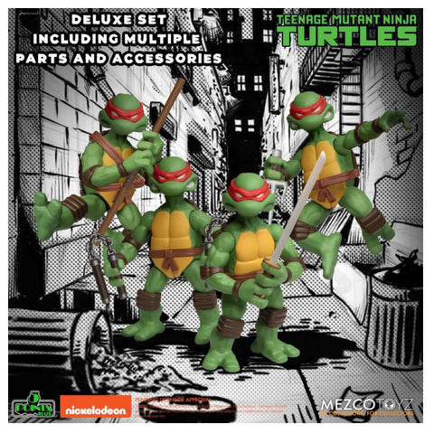 Mezco 5 Points Teenage Mutant Ninja Turtles Deluxe