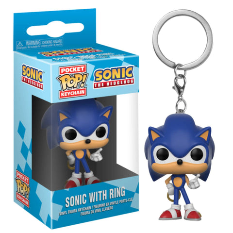 Funko Sonic With Ring Pocket Keychain