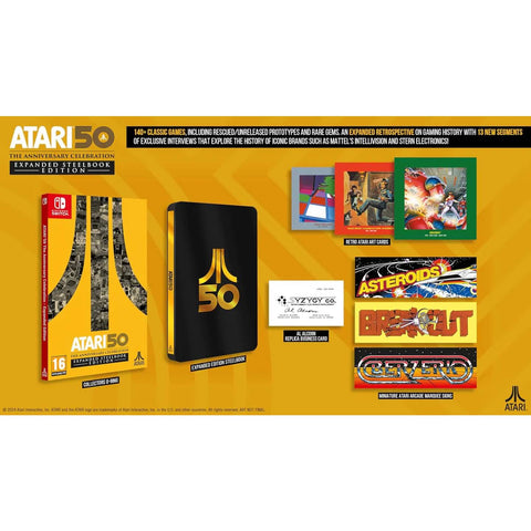 Nintendo Switch Atari 50: The Anniversary Celebration Expanded Edition Steelbook (EU)