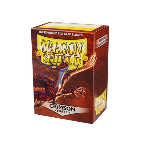 Dragon Shield 100 Standard Size Matte Crimson