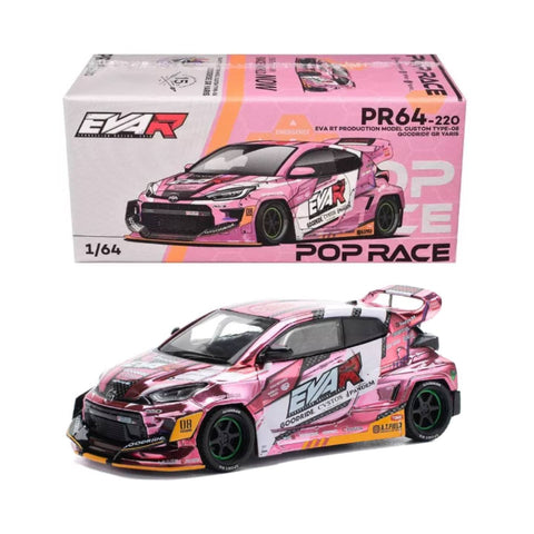 POP Race 1/64 PR64-220 EVA RT Type-08 GR Yaris
