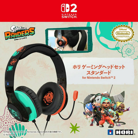 Nintendo Switch 2 Hori Gaming Headset Splatoon Raiders (JAP)
