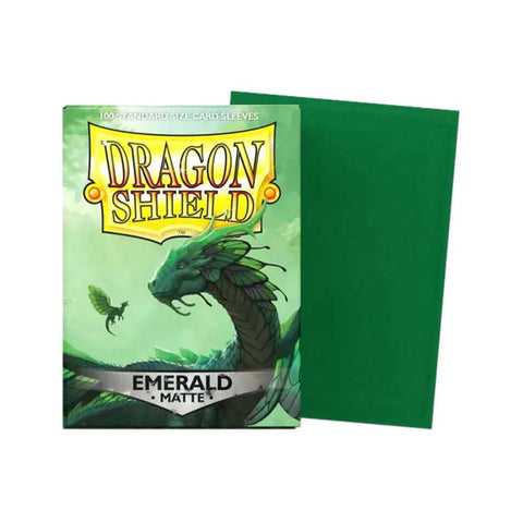 Dragon Shield 100 Standard Size Matte Emerald