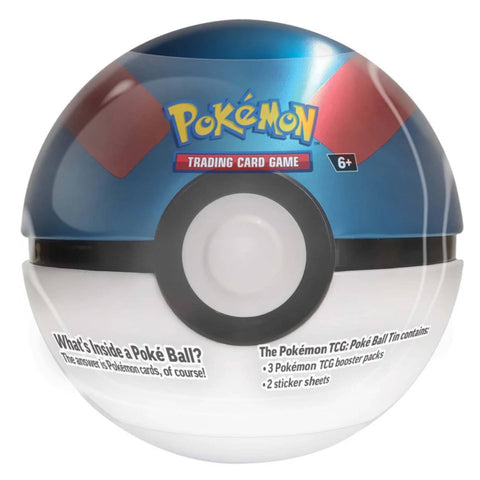 Pokemon TCG Poke Ball Tin - Blue/Red (10-10113-142)