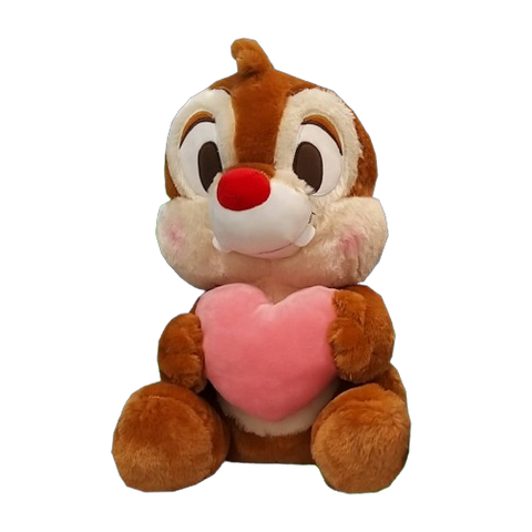 Chip & Dale with Heart 15" - Dale Red Nose
