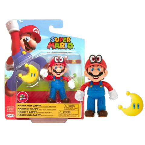 World of Nintendo 4" Figure W20 Mario and Cappy