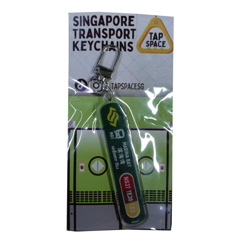 MRT Station Keychain - Marina Bay