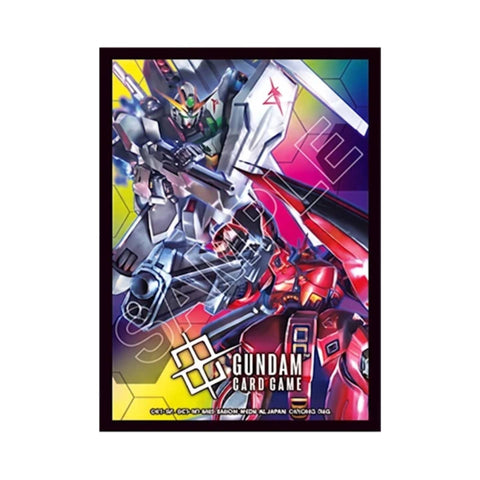 Gundam Official Card Sleeves 02 - Nu Gundam VS Sazabi