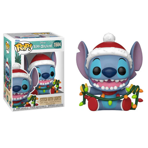 Funko POP! (1504) Lilo & Stitch Holiday Stitch with Lights