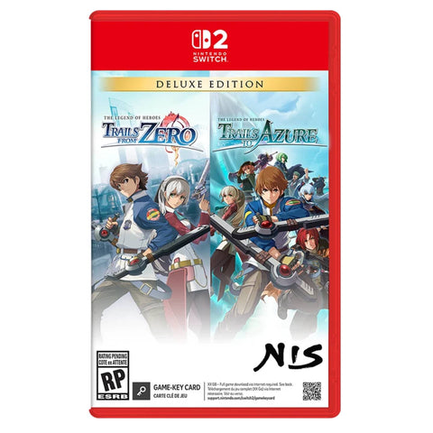 Nintendo Switch 2 The Legend of Heroes: Trails from Zero / The Legend of Heroes: Trails to Azure [Deluxe Edition] (US) Game Key-card