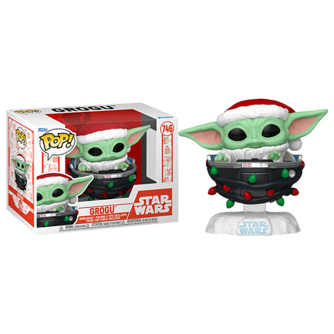 Funko POP! (746) Star Wars Holiday Grogu in Pram