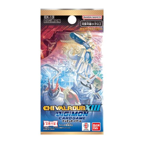 Digimon Card Game EX-13 Chivalrous XIII Booster (JAP)