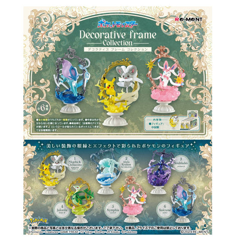 Re-Ment Pokemon Decorative Frame Collection (Set of 6)