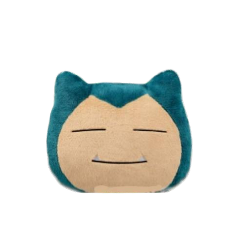 Pokemon Snorlax Big Face Cushion ~ Close Mouth