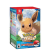 Nintendo Switch Pokemon Poke Ball Plus Eevee Game Bundle