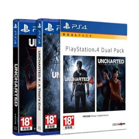 PS4 Uncharted Dual Pack (Thief's End + Lost Legacy)