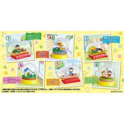 Re-Ment Crayon Shin chan Terrarium Collection (Set of 6)