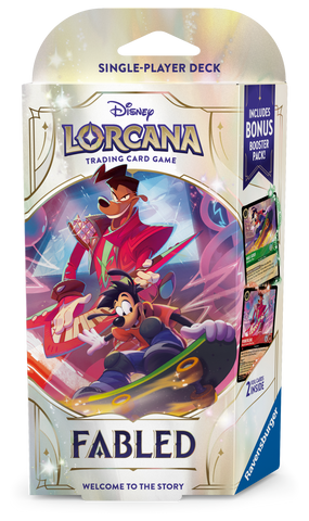 Disney Lorcana Set 9 Fabled Deck - Goofy and Powerline
