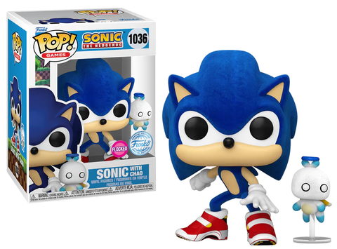 Funko POP! (1036) Sonic The Hedgehog Hero Chao Flocked Special