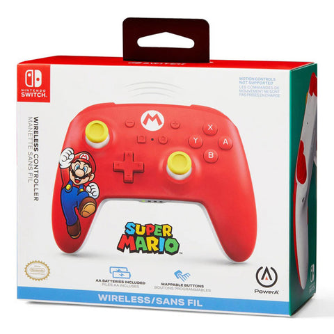 Nintendo Switch PowerA Wireless Controller - Mario Joy