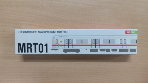 MC MRT01 1/120 Singapore C151 Transit Train (1987)