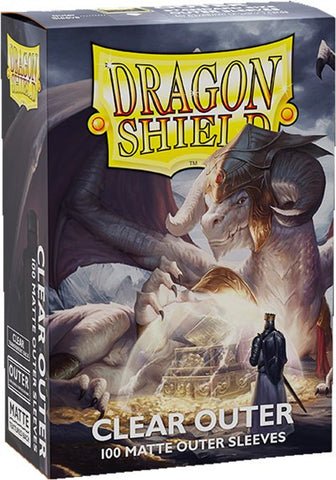 Dragon Shield Deck 100 Matte Clear Outer Sleeves