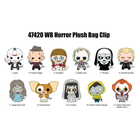 WB Horror Series 2 Plush Bag Clip Blind Bag