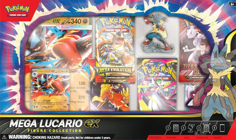 Pokemon TCG Mega Lucario ex Figure Collection Box