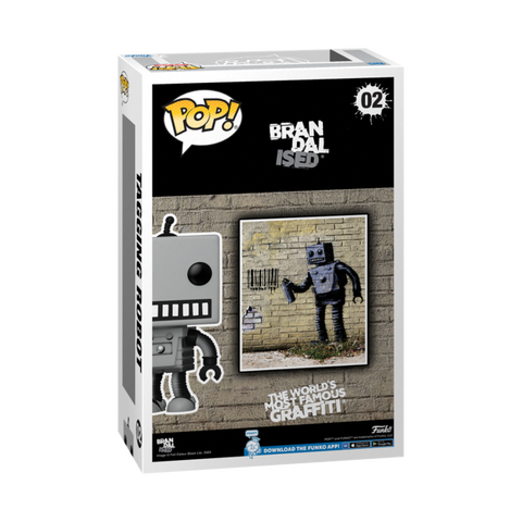 Funko POP! (02) Brandalised Tagging Robot With Case