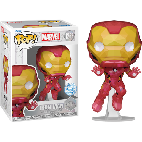 Funko POP! (1268) Marvel D100 Iron Man (Facet) Special Edition