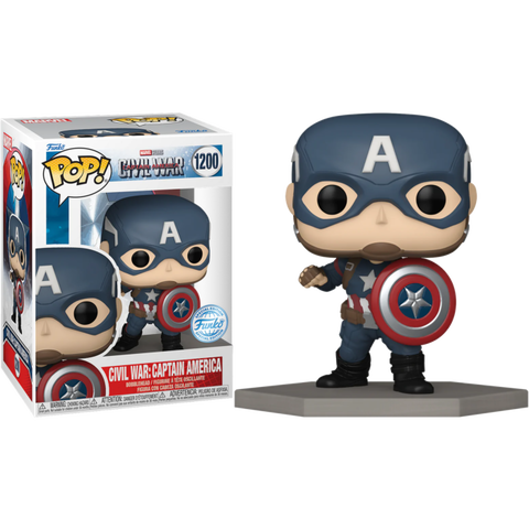 Funko POP! (1200) Marvel Civil War Captain America Special Edition