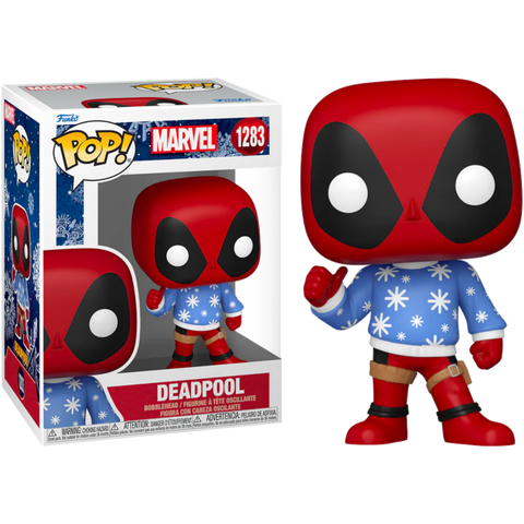 Funko POP! (1283) Marvel Holiday Deadpool with Sweater