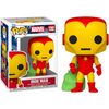 Funko POP! (1282) Marvel Holiday Iron Man with Bag