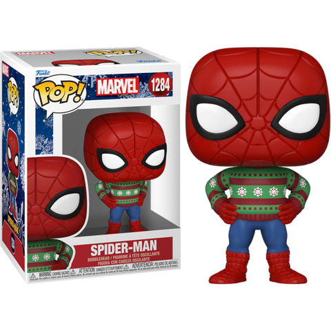 Funko POP! (1284) Marvel Holiday Spider-Man with Sweater