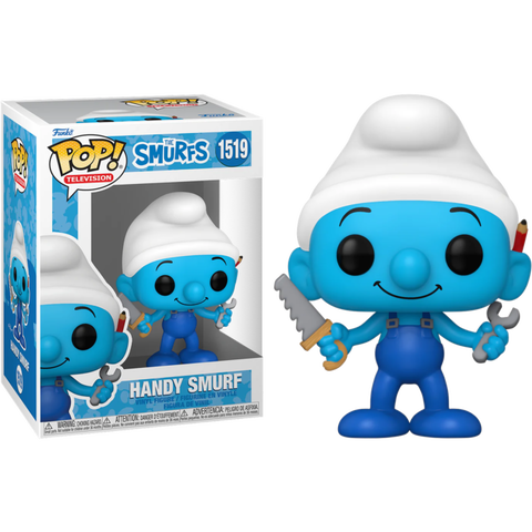 Funko POP! (1519) The Smurfs Handy Smurf