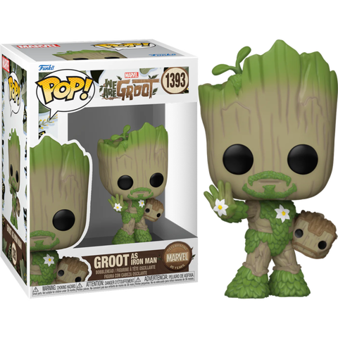 Funko POP! (1393) We Are Groot as Iron Man