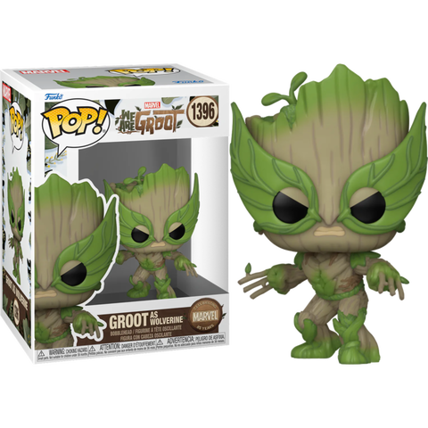 Funko POP! (1396) We Are Groot as Wolverine