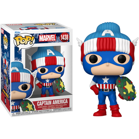 Funko POP! (1438) Marvel Holiday Captain America