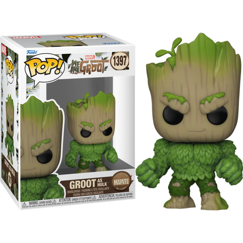 Funko POP! (1397) We Are Groot as Hulk