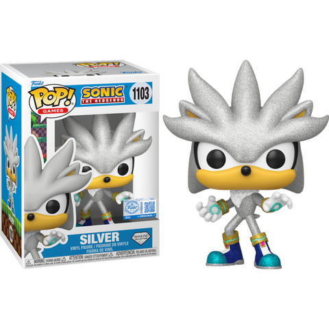 Funko POP! (1103) Sonic the Hedgehog Silver Diamond Special