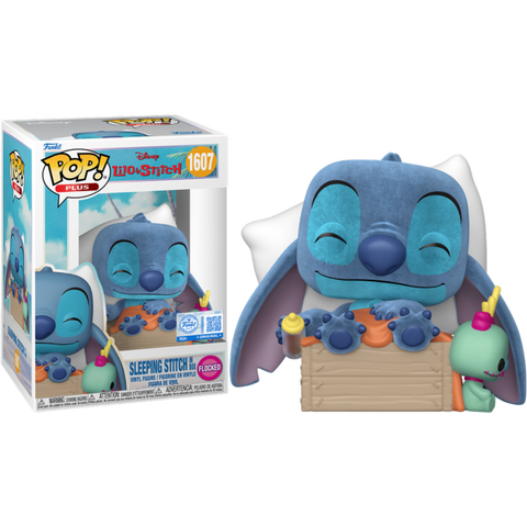 Funko POP! (1607) Lilo & Stitch Sleeping Stitch Box Flock