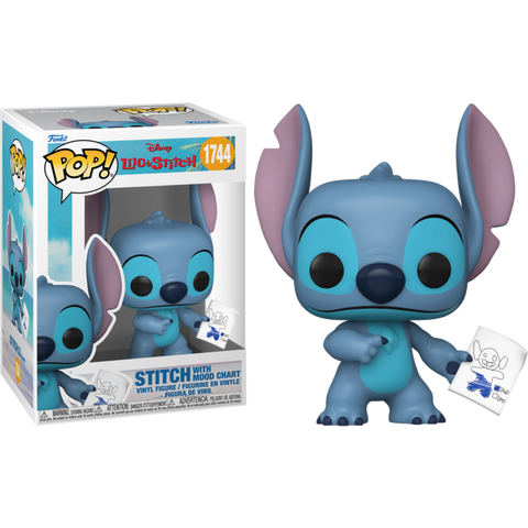 Funko POP! (1744) Lilo & Stitch Stitch with Mood Chart