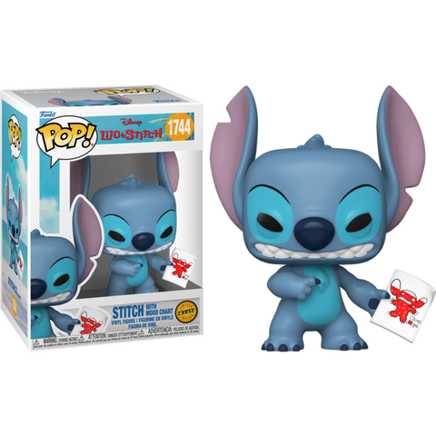 Funko POP! (1744) Lilo & Stitch Stitch with Mood Chart Chase