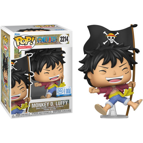 Funko POP! (2214) One Piece Luffy with Flag