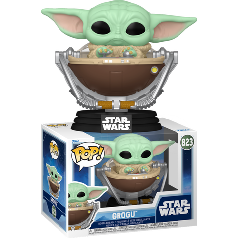 Funko POP! (823) Star Wars Mandalorian Grogu in Pram