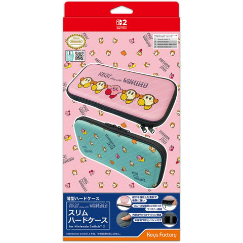 Nintendo Switch 2 Keys Factory Slim Hard Case - Kirby Waddle