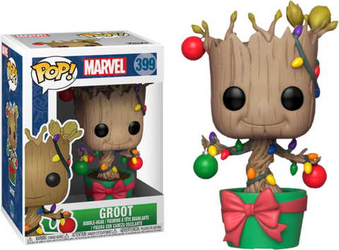 Funko POP! (399) Marvel Holiday Groot with Lights